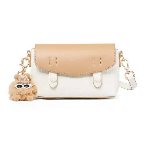 TUCANO ПУ (полиуретан) Сумка через плечо Сумка на плечо Стандартная Женская Экрю