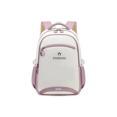 EDISON Нейлоновая ткань полиэстер студенческая сумка детская лотосовый корень пудра светло-розовый светло-синий