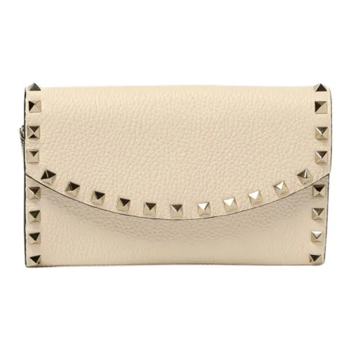 Valentino Garavani Плечевой ремень Crossbody Сумка через плечо Женская Кремово-белая