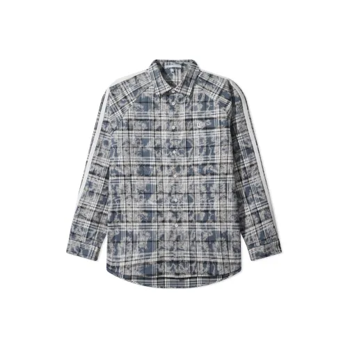 Cabbeen Розовый Синий 17 Мужские Рубашки