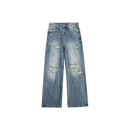 JOPPTI Blue Women's Jeans JOPPTI Синий Женские Джинсы