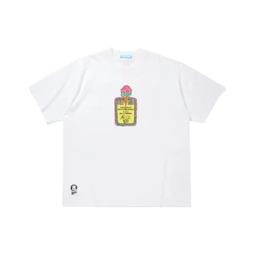 Мороженое Белый Унисекс T-рубашки