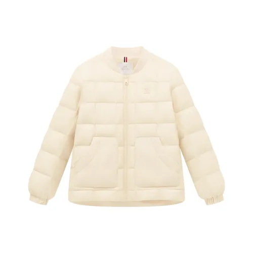 YeeHoO Однотонный Воротник-стойка Облегающий Легкий Стандартное издание Гусиный пух Подкладка Детский