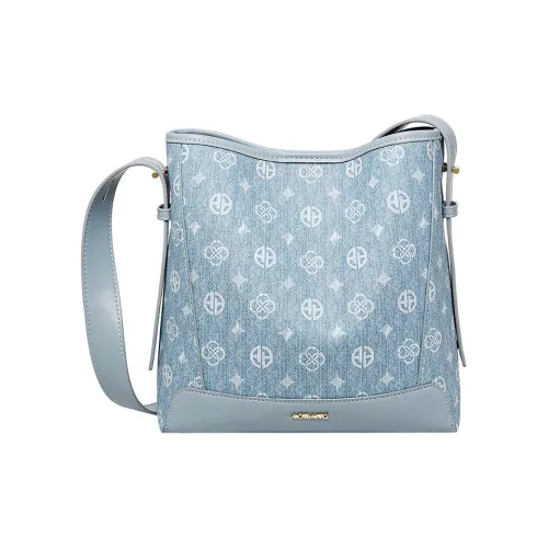 AOKANG PVC ведрообразная сумка подмышечная сумка сумка через плечо средняя женская многоцветная