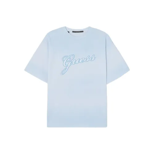 GUESS Синий Унисекс T-рубашки