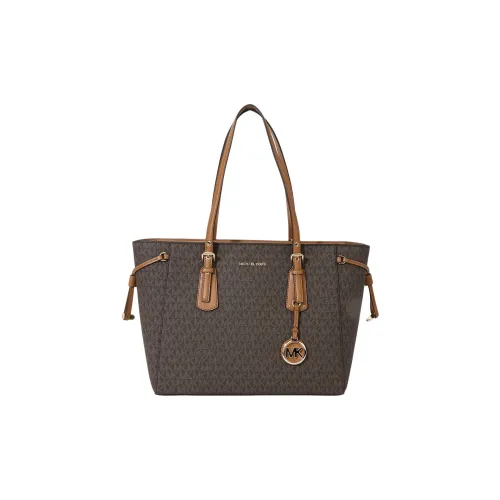 MICHAEL KORS Voyager Искусственная кожа Тоут Сумка Сумка для покупок Сумка Женская Темно-коричневая