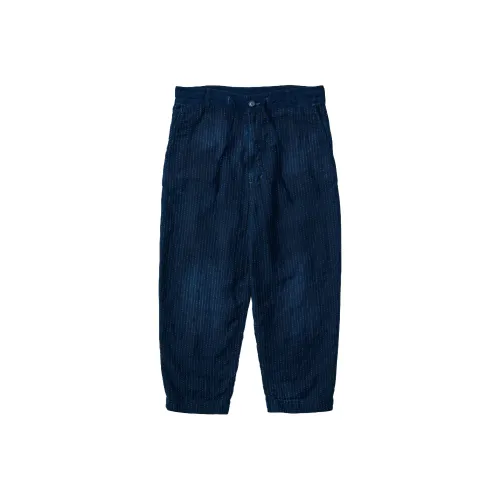 PORTER CLASSIC Синий Унисекс Повседневные Штаны
