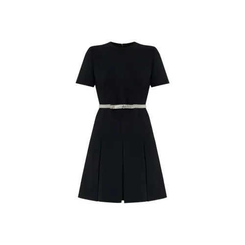 VERSACE Короткое платье с короткими рукавами женское