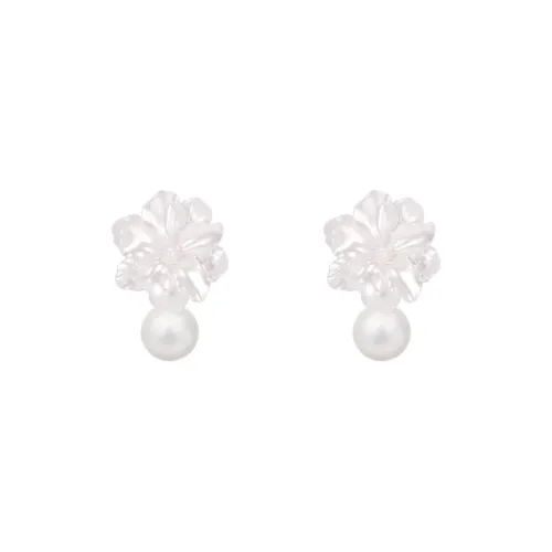 Peach Tea Серьги-гвоздики из меди женские