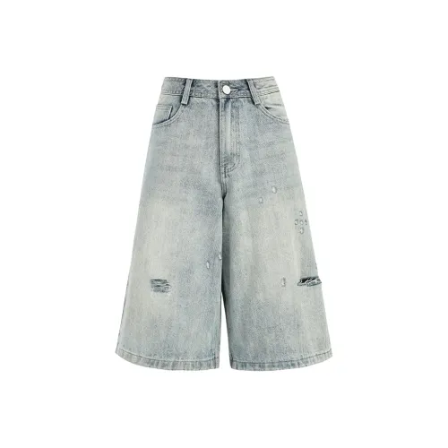 NIUXIAOMO Винтажные синие женские джинсовые шорты