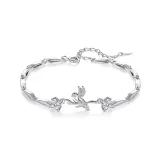 Синий Миндаль и Птица Пара Браслет - Женские