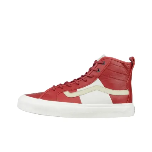 Taka Hayashi x Vans Court High Топ Скейтборд Кроссовки Унисекс Красный