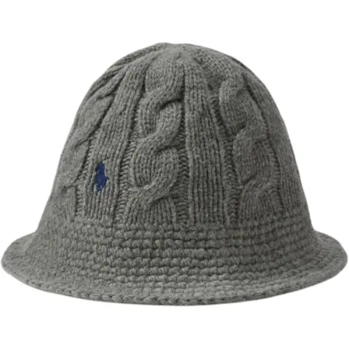 Polo Ralph Lauren Шерсть Шляпы ведра Женские Серый
