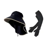 Темно-синий, синий + черный, рукава, комплект