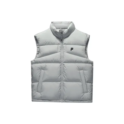 FILA FUSION FOB Series Пуховый жилет Унисекс Misty Серый