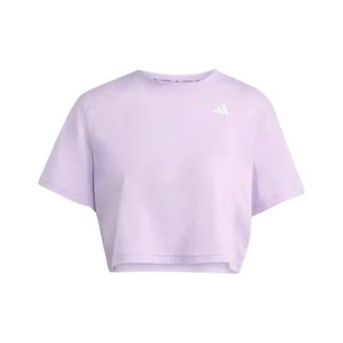 Adidas Essentials Рукав с оборванным плечом T-рубашка Женская