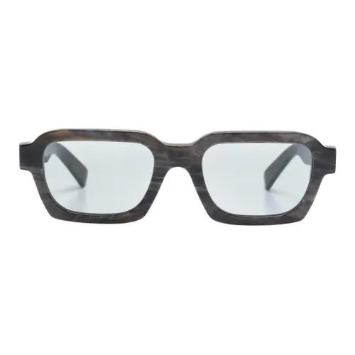 Retrosuperfuture Ацетат Прямоугольные Солнцезащитные очки Женские Средне-серые