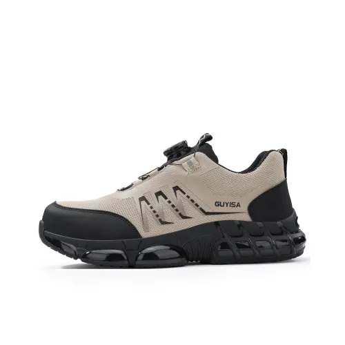 GUYISA Дышащий Удобный Низкий Топ Уличная Обувь Мужская Хаки
