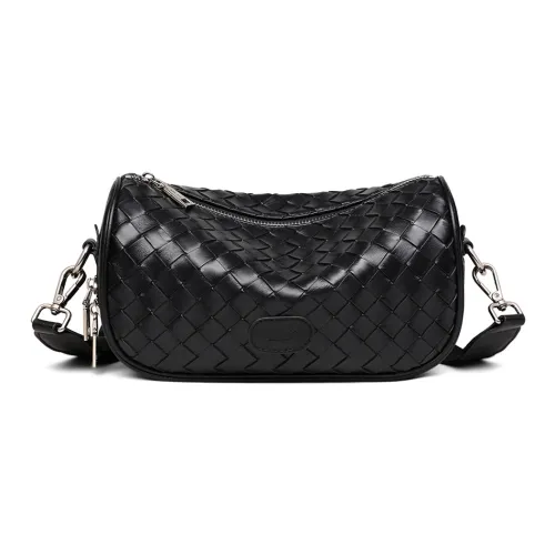 EBLAN Сумка через плечо из синтетической кожи подушка обычная женская черная