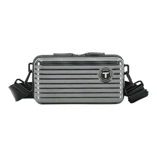 TOBOOG ABS+PC Сумка через плечо Сумка на плечо Стандартная Унисекс Вспышка Серебряный