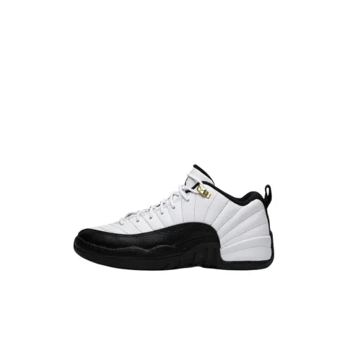 Jordan Air Джордан 12 Low Топ Детские Баскетбольные Кроссовки Белый Детский