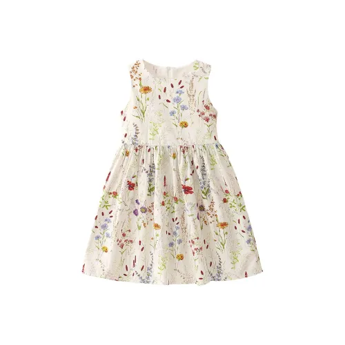 PROTECTCAMEL Платье с большим цветочным принтом KIDS Платья