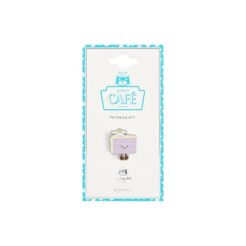 JELLYCAT Gourmet Collection Cute Cartoon Металлические аксессуары Пюре из таро Торт Значки