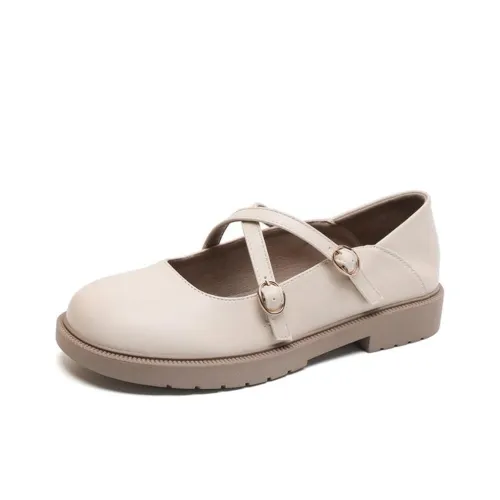 TATAYA Грубый каблук Мэри Джейн Женские обувь