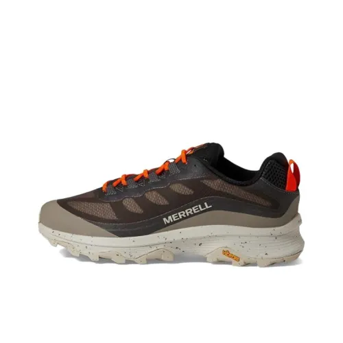 MERRELL Moab Speed Беговые кроссовки Мужские Бежево-черные