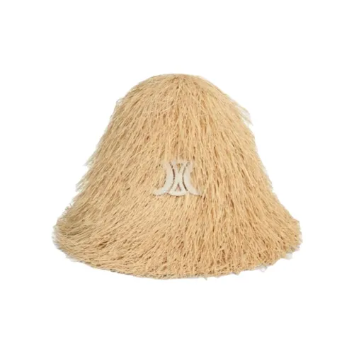 CELINE Солома Шляпы ведра Женские Хаки