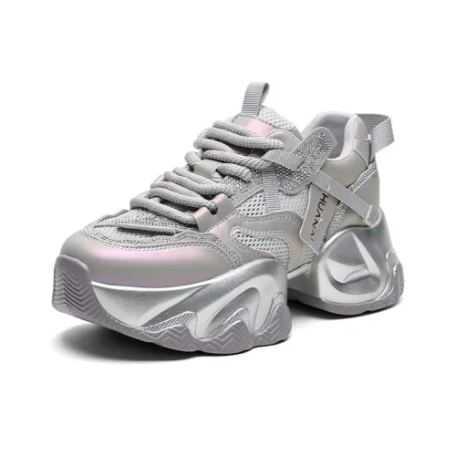 HUANAI Низкий топ толстая подошва кроссовки женские