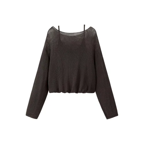 Cypress House Кофе Женские Трикотаж