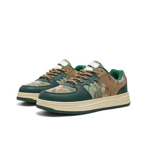 TEXWOOD Chinese Style Blue and White Porcelain Collection Низкие Кроссовки для скейтбординга Мужские Коробка