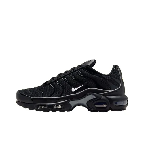 Nike Air Max Plus Support Беговые кроссовки Унисекс Черный Белый
