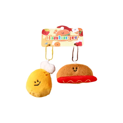 Jinnew Картофель фри и гамбургер Hot Dog Плюшевый Брелок 7 см Рекомендуемая высота