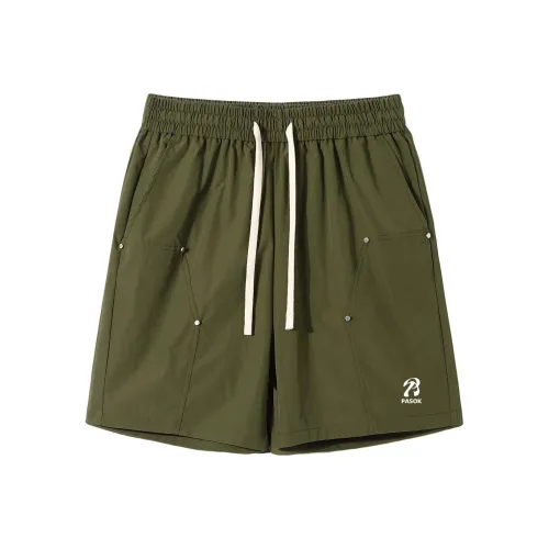 PASOK Свободный крой Повседневные шорты длиной до колена Летние брюки Мужские