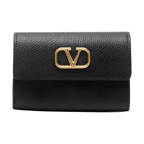 Valentino Телячья кожа Монетница Женская Черная