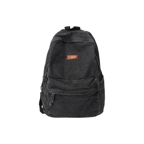 Vack Стираемый Холст Рюкзак Стандартный Унисекс Черный Светло-Синий Темно-Синий