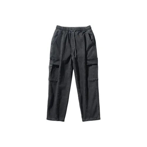 ASEDE Black Unisex Casual Pants ASEDE Черные Унисекс Повседневные Штаны