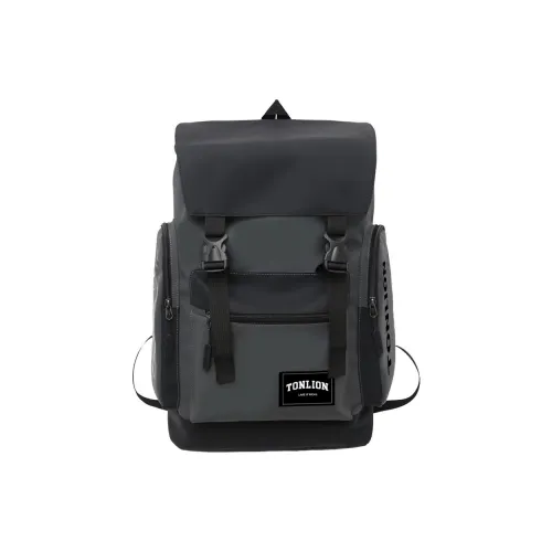 Tonlion Ткань Рюкзак Стандартный Унисекс Черный Серый