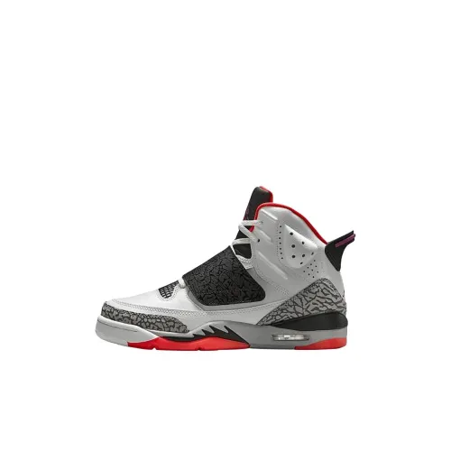 Джордан Son of Mars High Топ Детские Баскетбольные Кроссовки Белые Детские