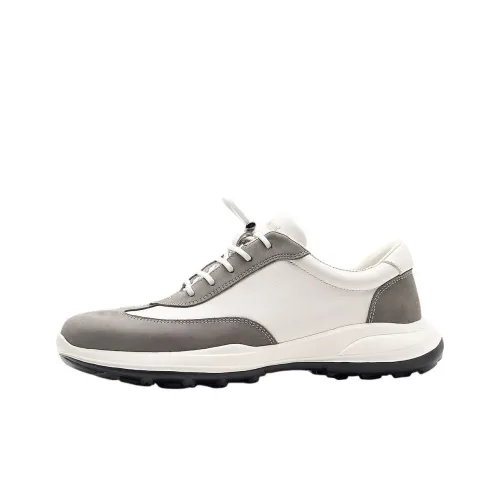 S. T.DUPONT Низкий топ Повседневная обувь Мужская Белый Серый