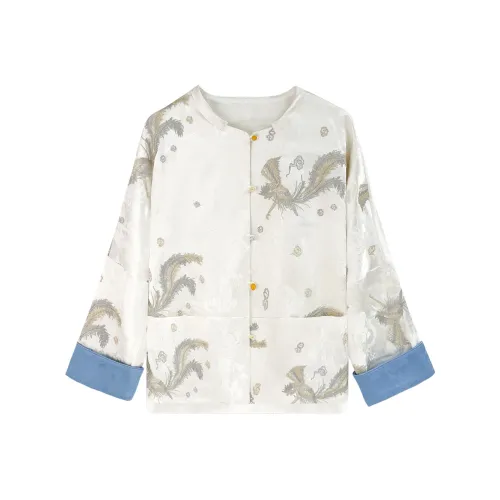 JK&JS Aqua Blue Женское короткое пальто