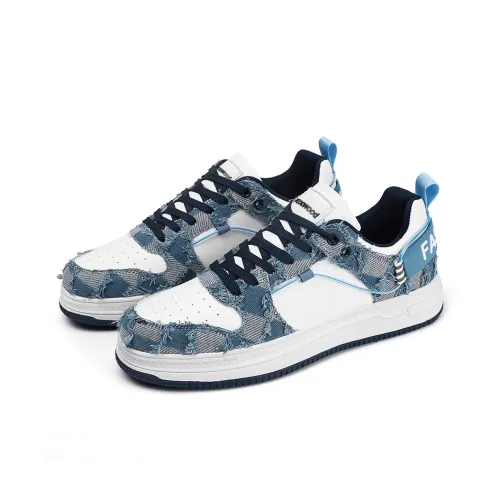 TEXWOOD Китайский стиль коллекция синего и белого фарфора покрытие низкий топ скейтборд кроссовки мужской