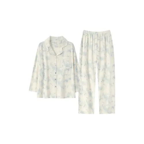 XIAFENYAN Светло-зеленый женский пижамный комплект