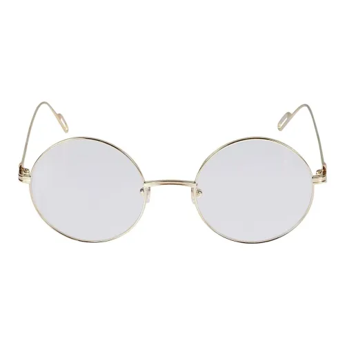 Cartier Металл Круглые Оправы для очков Женские Золото