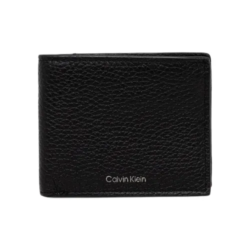 CALVIN KLEIN Кожа Кошелек Средний Мужской Черный