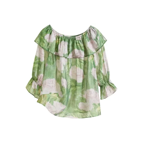 TOUCH Розовый Зеленый Многоцветный Женские Рубашки