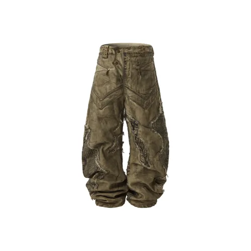 FLYERRER Камуфляж В наличии Унисекс Джинсы