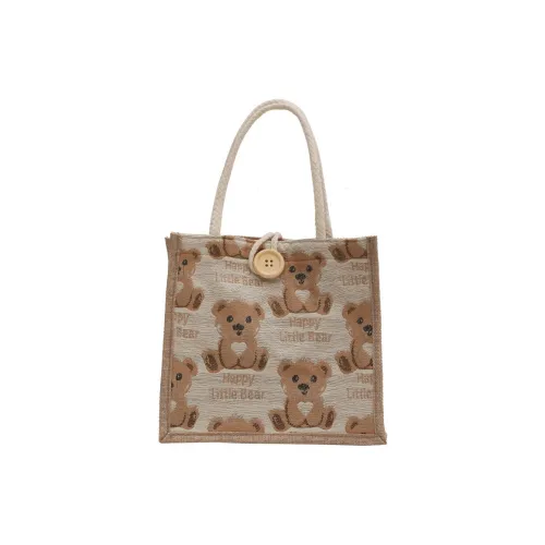 Wiersaam Вязаная ткань Сумка через плечо Женская Коричневая